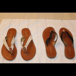 Aldo flip flops